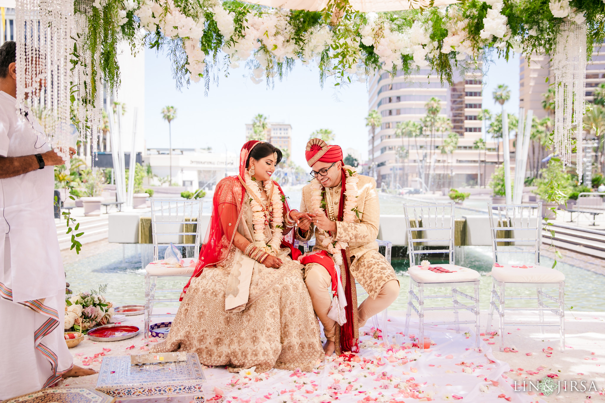 043 Long Beach Performing Arts Center Indian Wedding Ceremony Photography