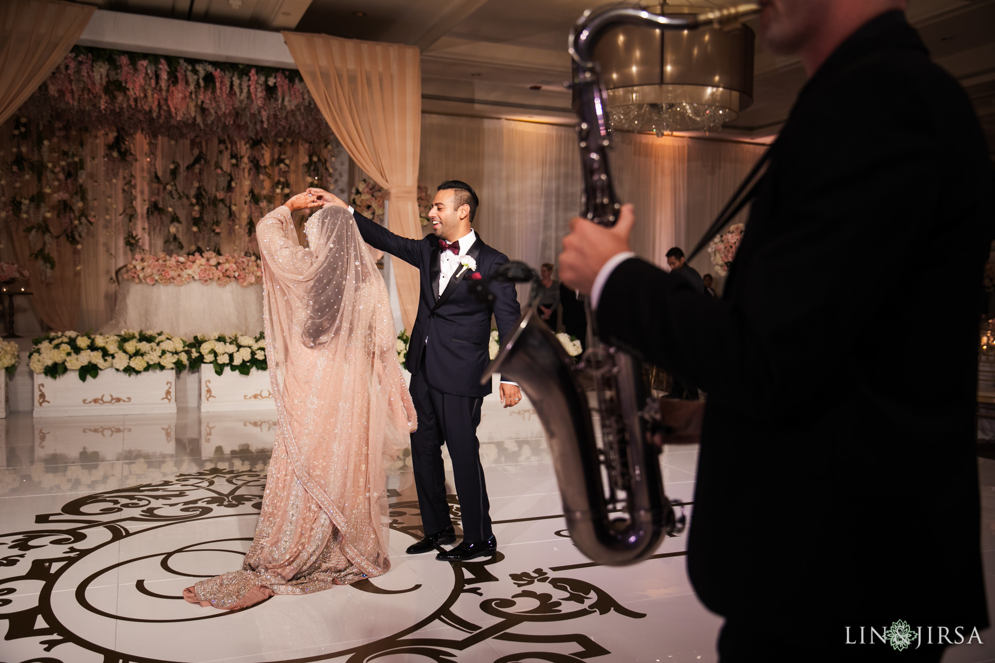 032 ritz carlton laguna niguel wedding reception saxophone photography