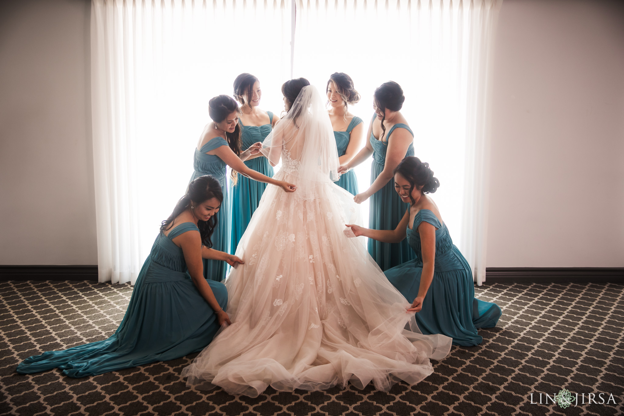 06 bel air bay club malibu bridesmaids wedding photography