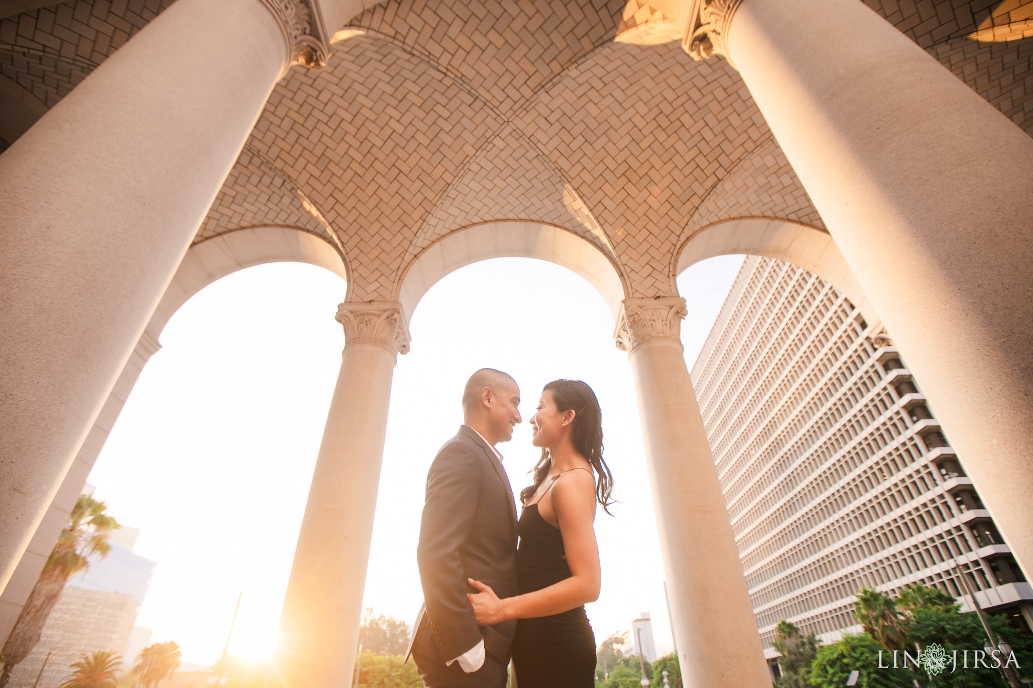 08 downtown los angeles engagement photography
