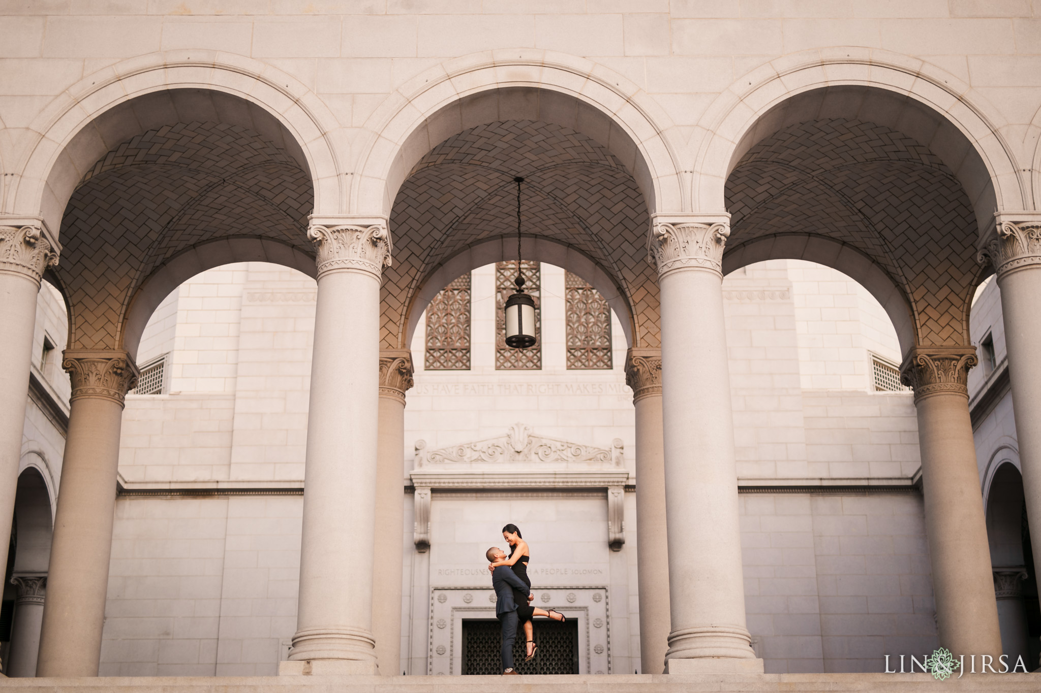 09 downtown los angeles engagement photography