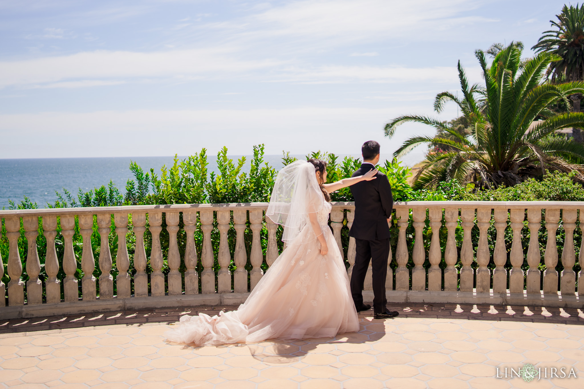 16 bel air bay club malibu wedding first look photography