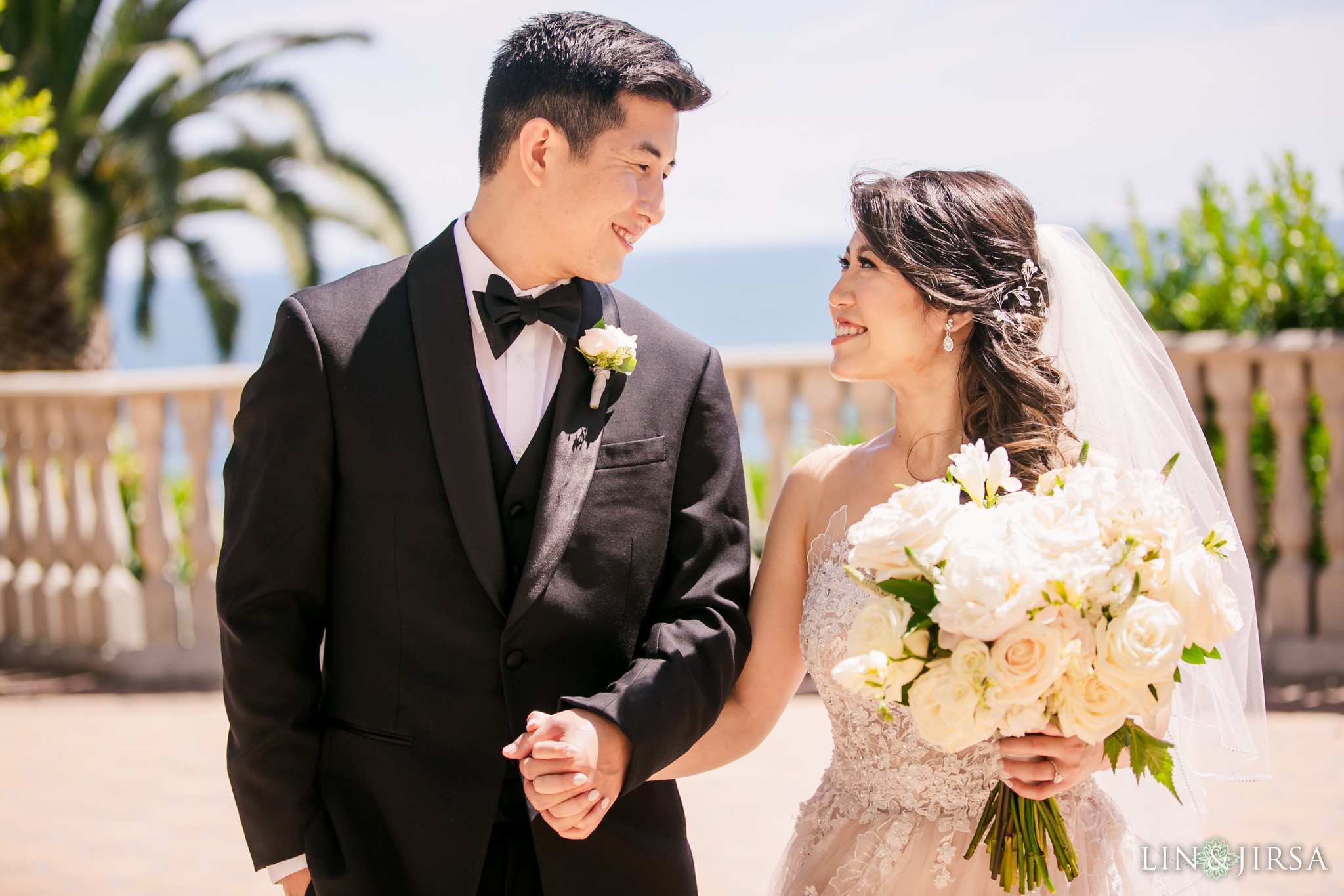 19 bel air bay club malibu wedding couple photography