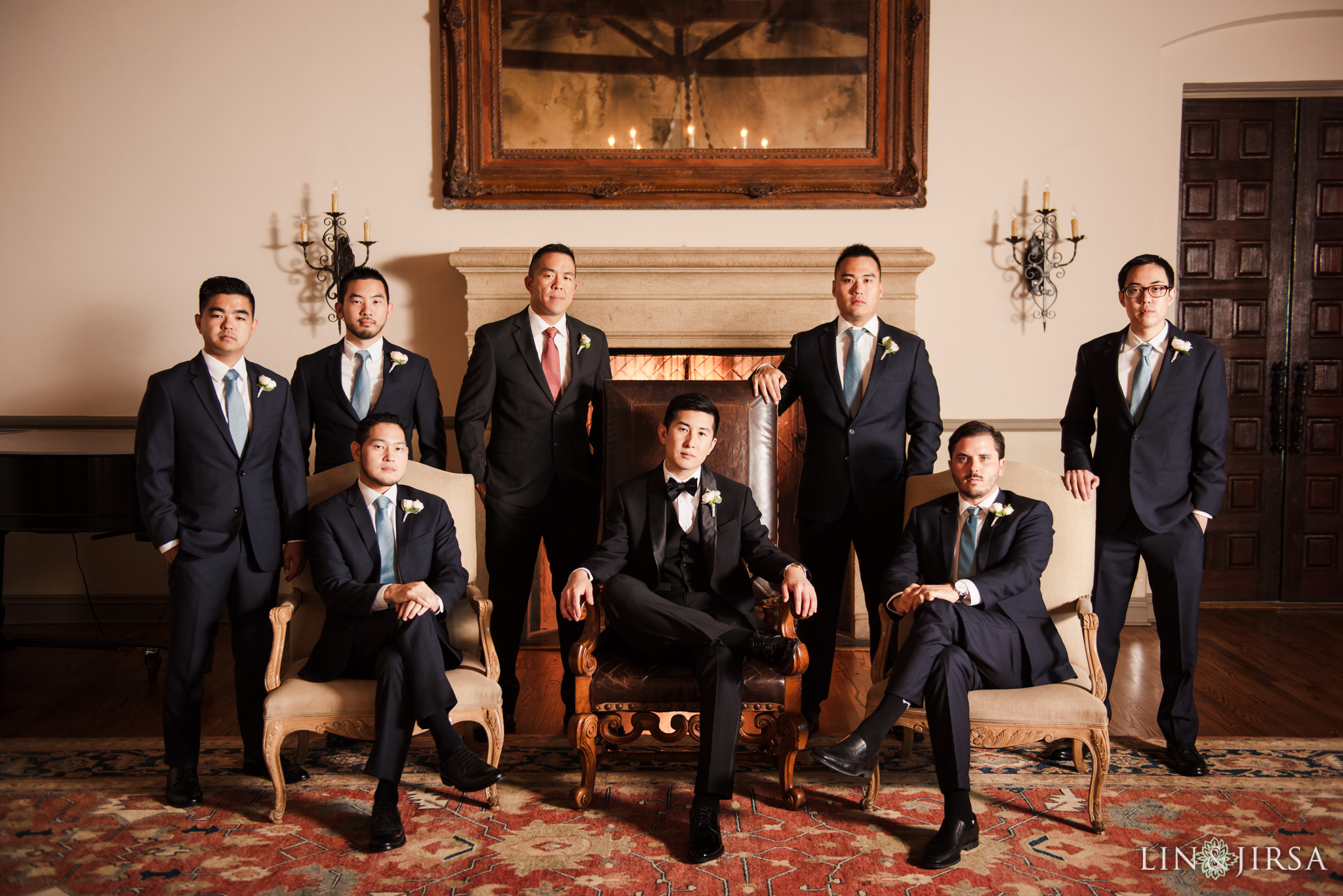 36 bel air bay club malibu groomsmen wedding party photography