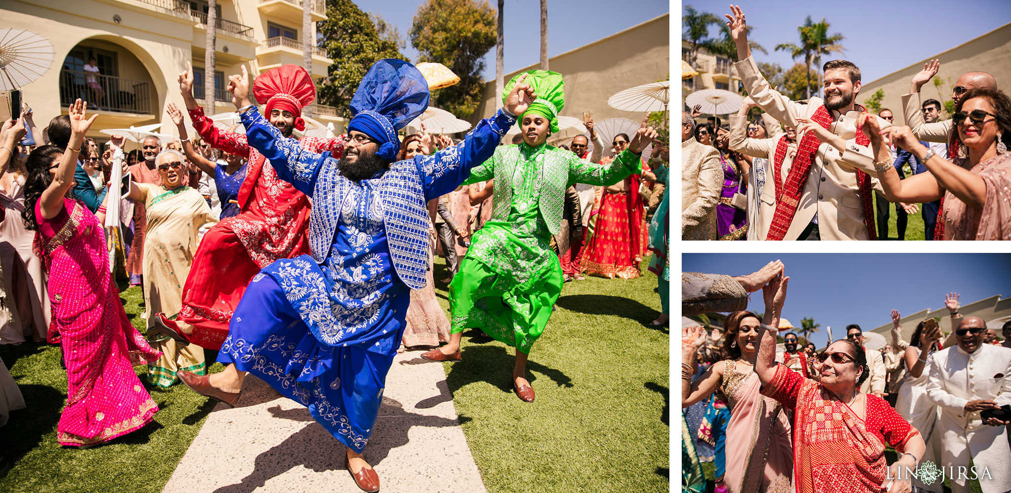 009 ritz carlton laguna niguel indian baraat bhangra wedding photography