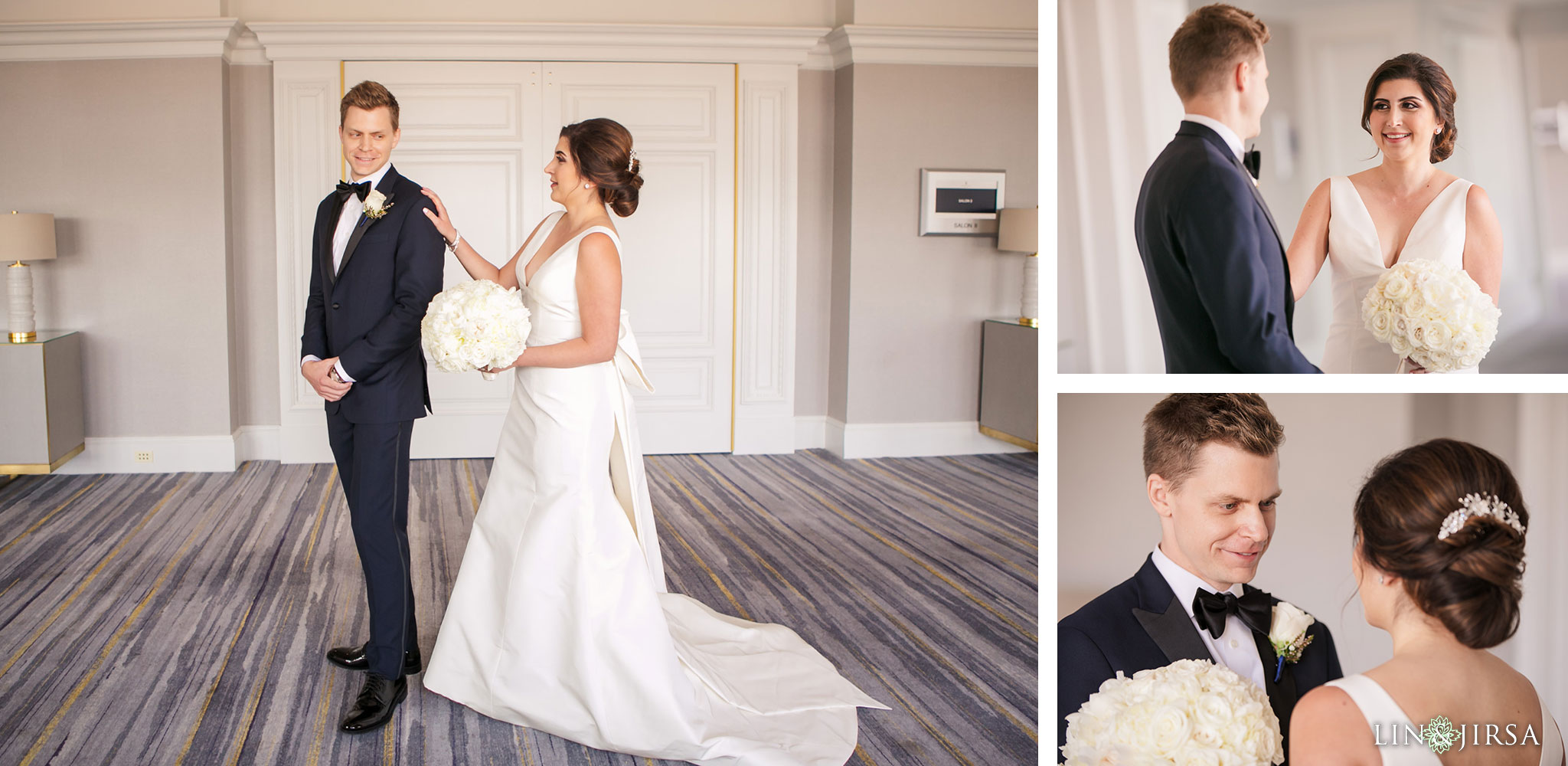 014 ritz carlton marina del rey persian first look wedding photography