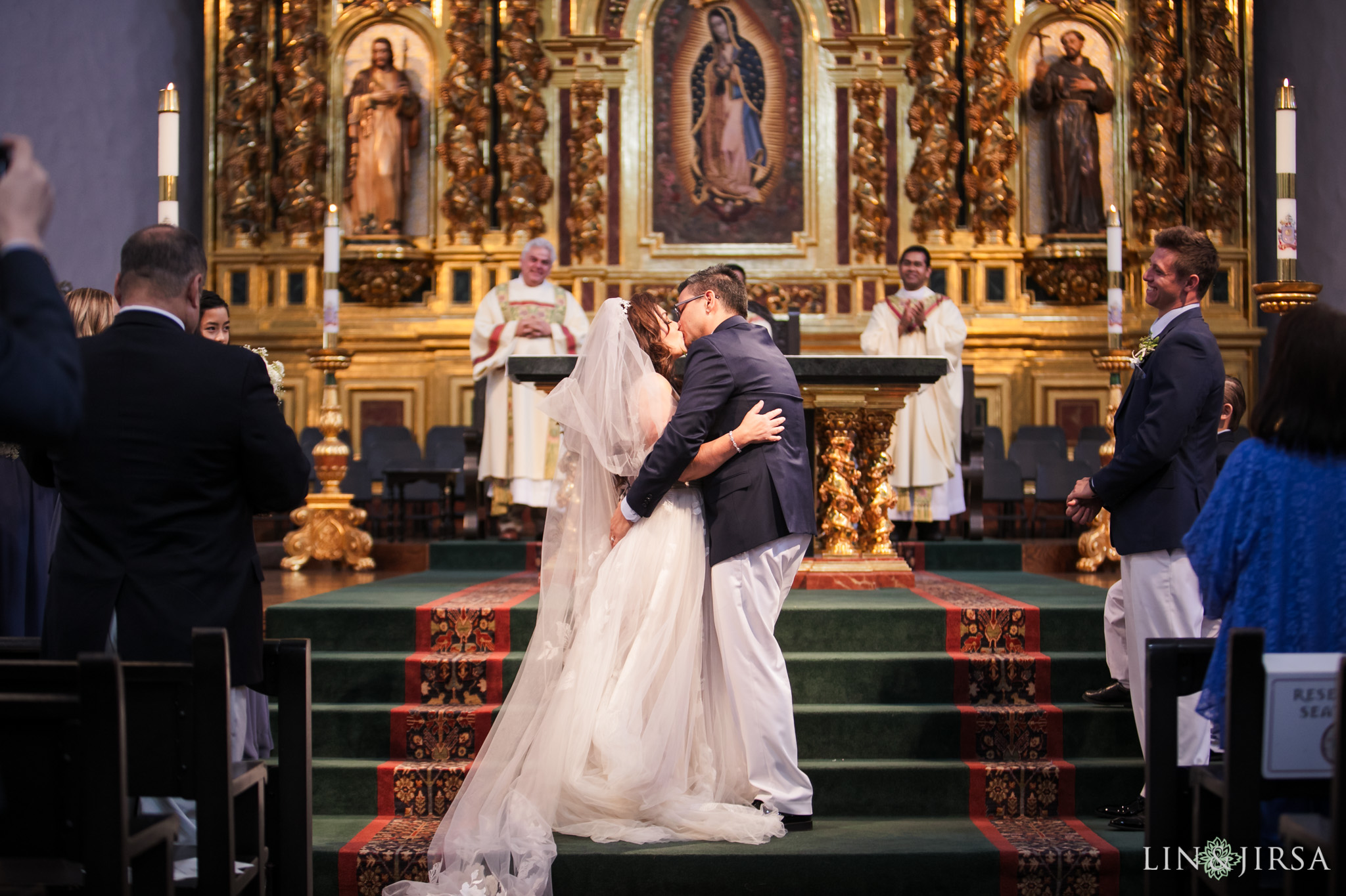 016 mission basilica san juan capistrano wedding ceremony photography