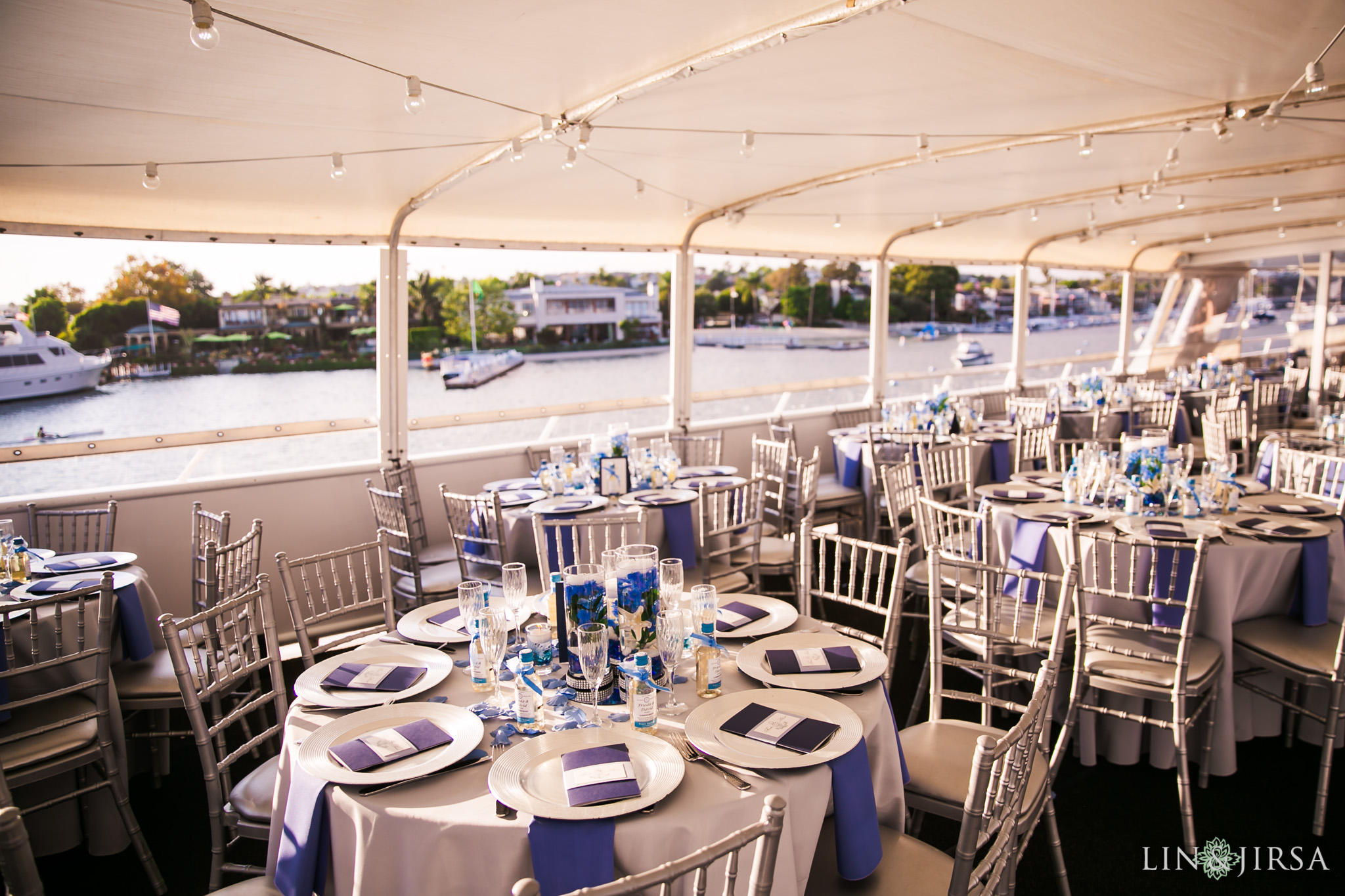 020 charter yachts newport beach wedding reception photography