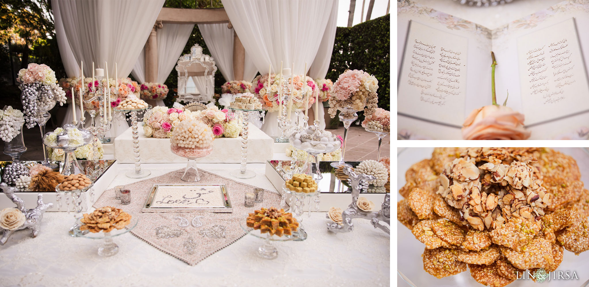 021 ritz carlton marina del rey persian sofreh wedding ceremony photography