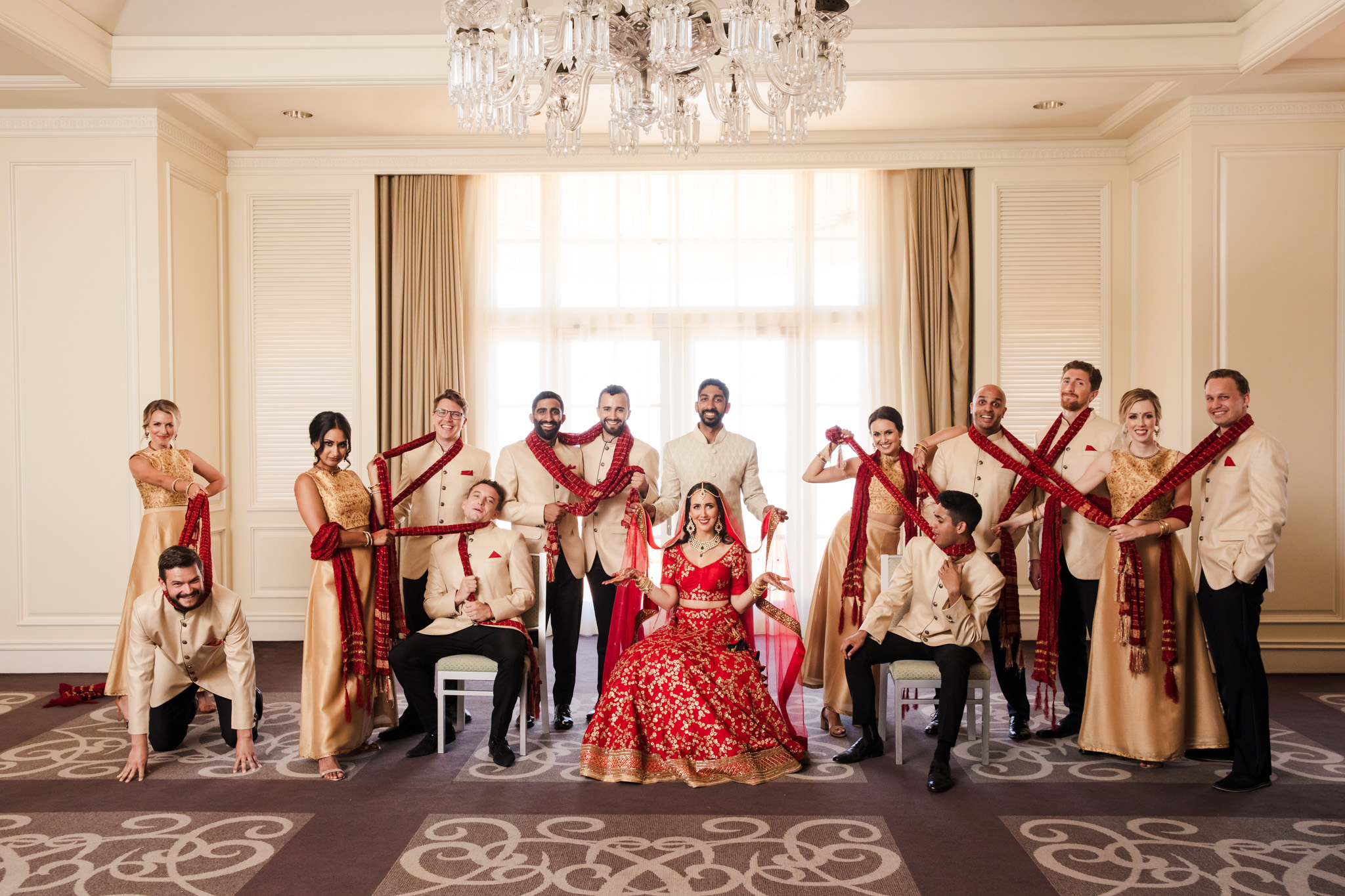 023 ritz carlton laguna niguel indian wedding party photography