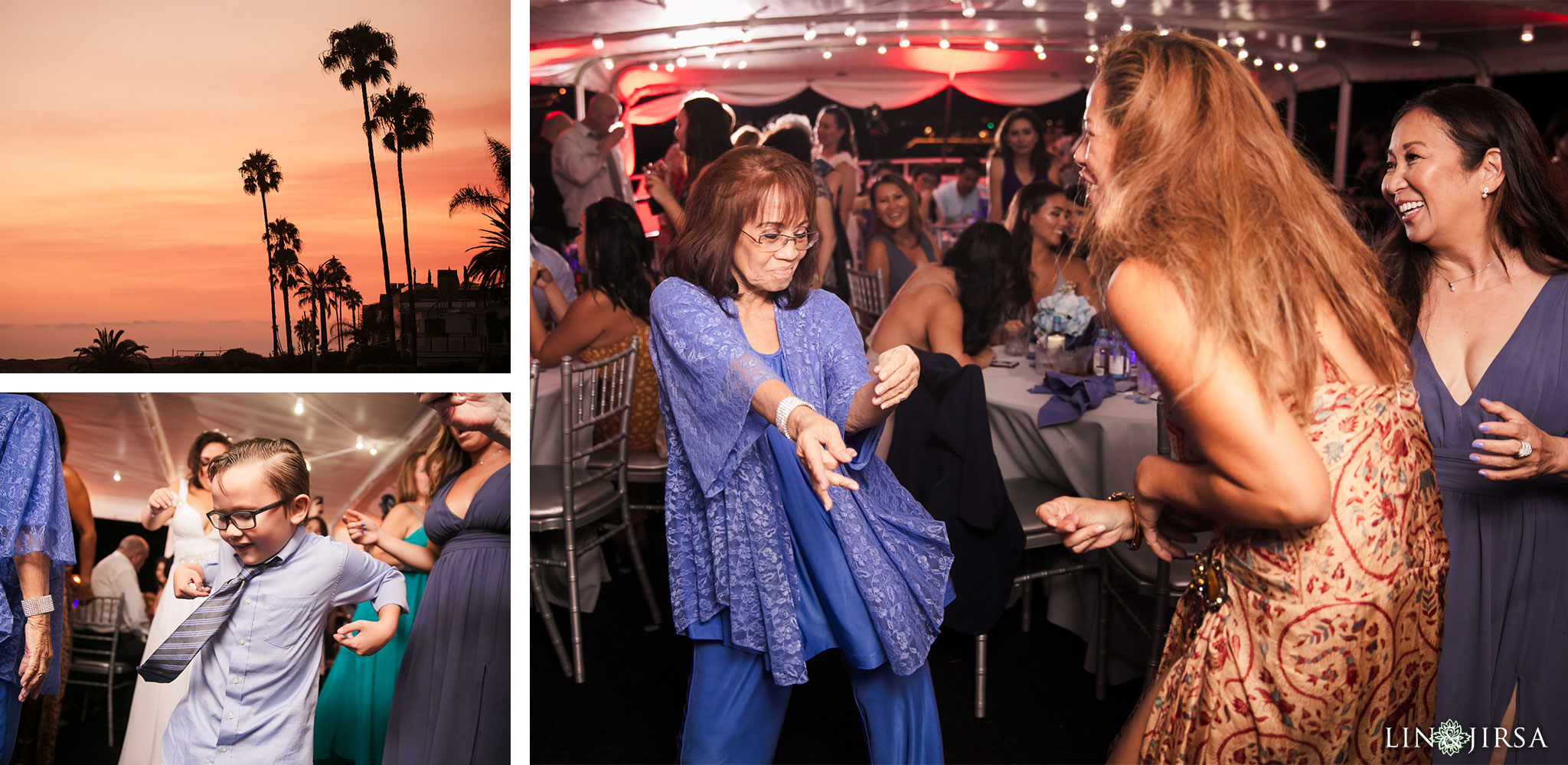 024 charter yachts newport beach wedding reception photography