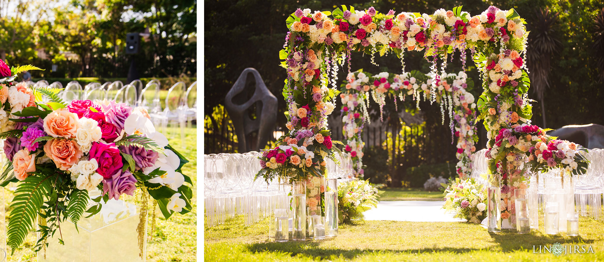 054 museum of art san diego wedding ceremony florals photography