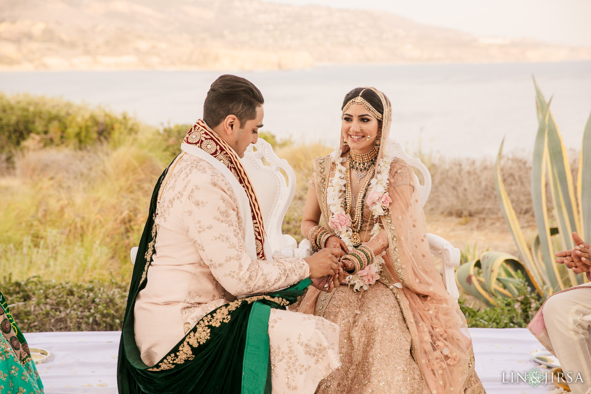 032 terranea resort palos verdes indian ceremony wedding photography