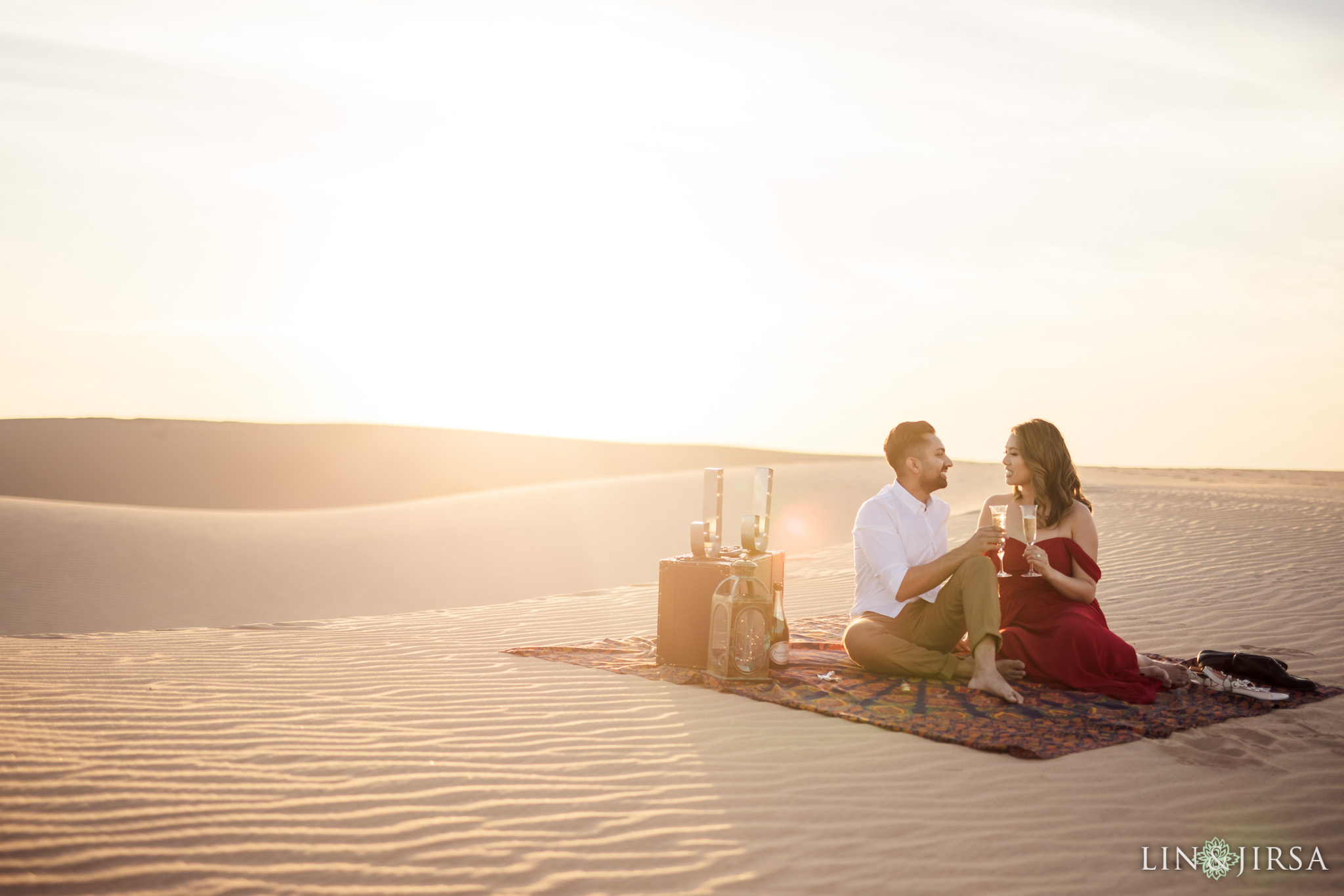 27 Imperial Sand Dunes Desert Picnic Engagement Photography