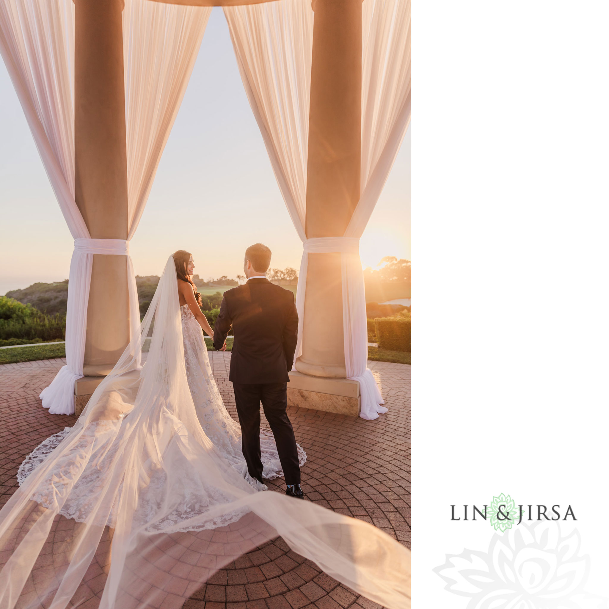 85 pelican hill orange county sunset wedding photography