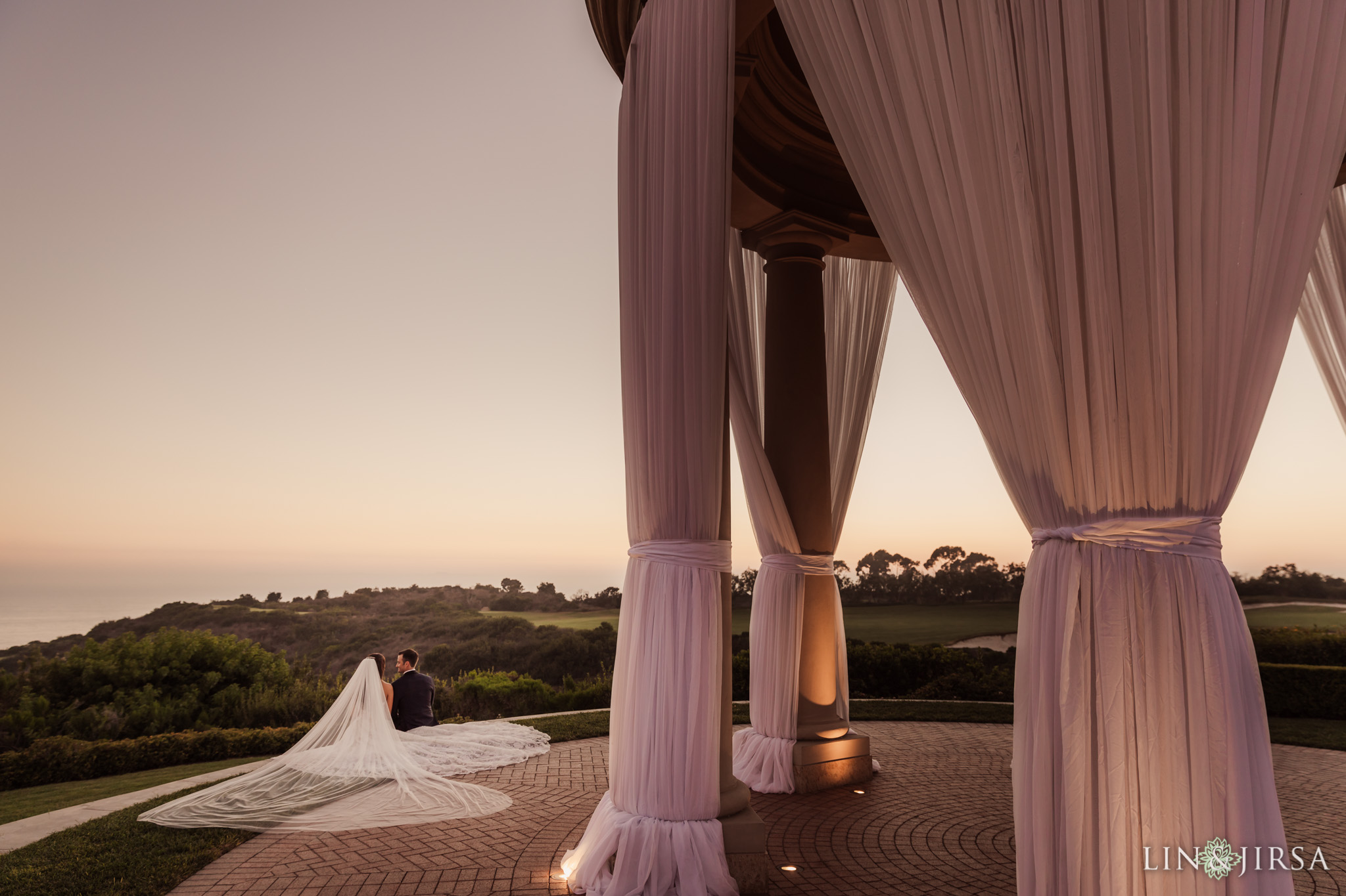 88 pelican hill orange county sunset wedding photography