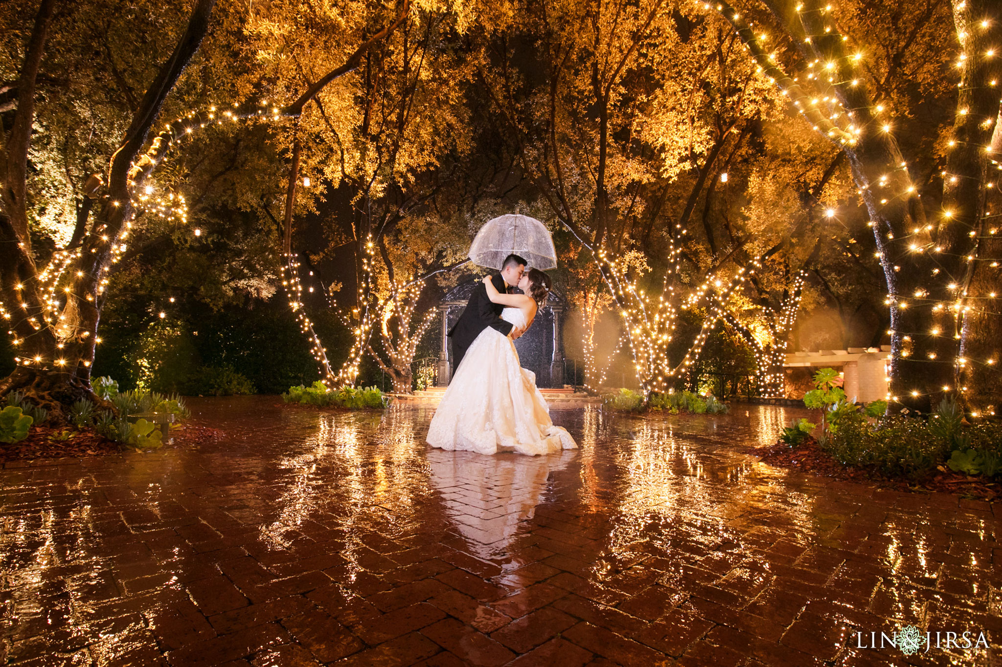 33 Padua Hills Theatre Claremont Rainy Wedding Photography