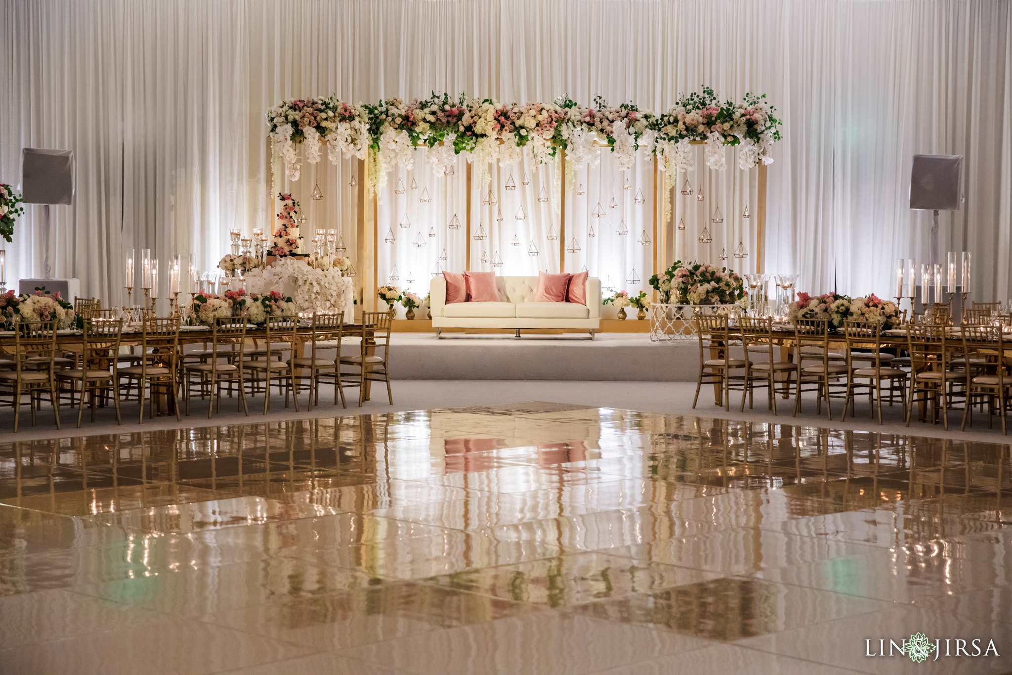 06 Hilton Santa Barbara Beachfront Resort Indian Wedding Reception Photography