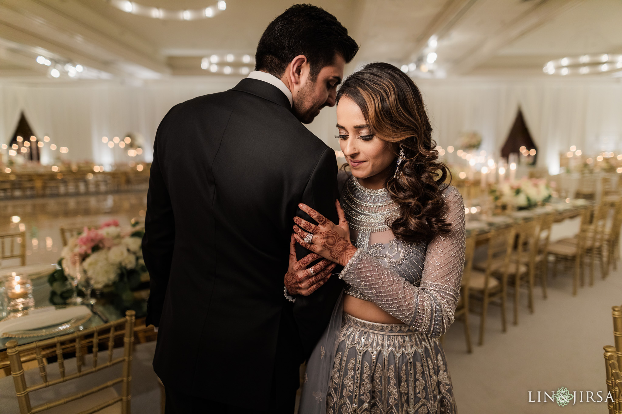 14 Hilton Santa Barbara Beachfront Resort Indian Wedding Reception Photography