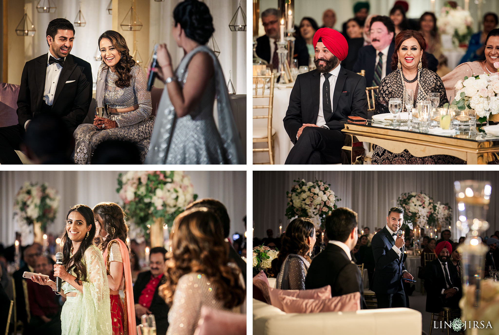 20 Hilton Santa Barbara Beachfront Resort Indian Wedding Reception Photography