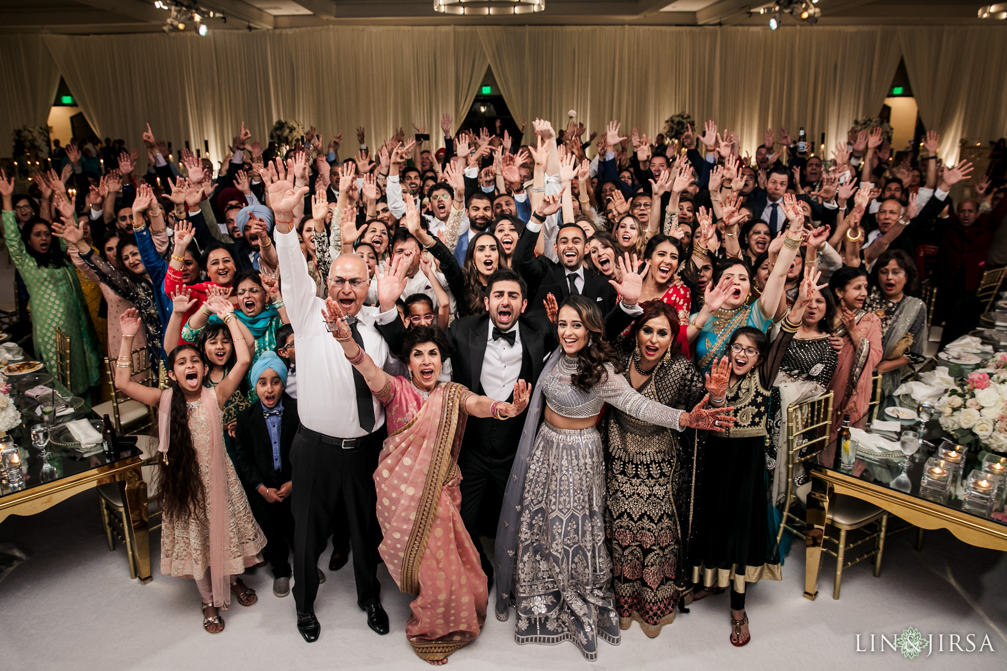 26 Hilton Santa Barbara Beachfront Resort Indian Wedding Reception Photography