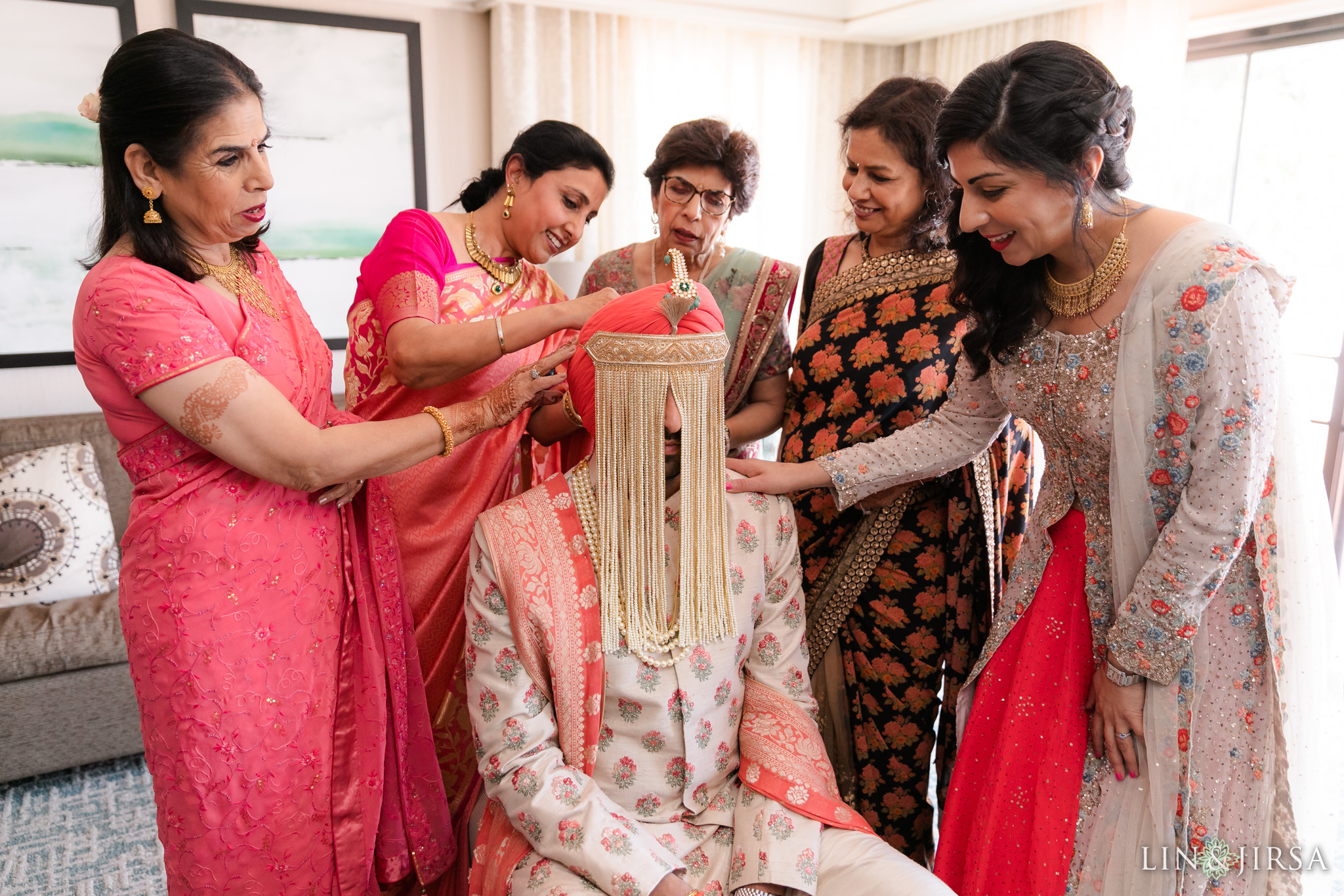 31 Hilton Santa Barbara Beachfront Resort Punjabi Groom Sehra Wedding Photography