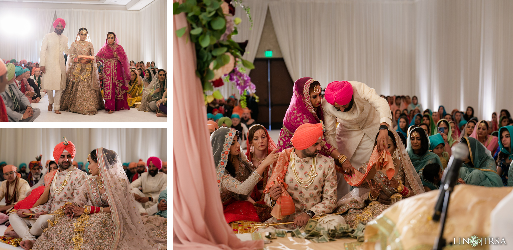 38 Hilton Santa Barbara Beachfront Resort Sikh Wedding Ceremony Photography