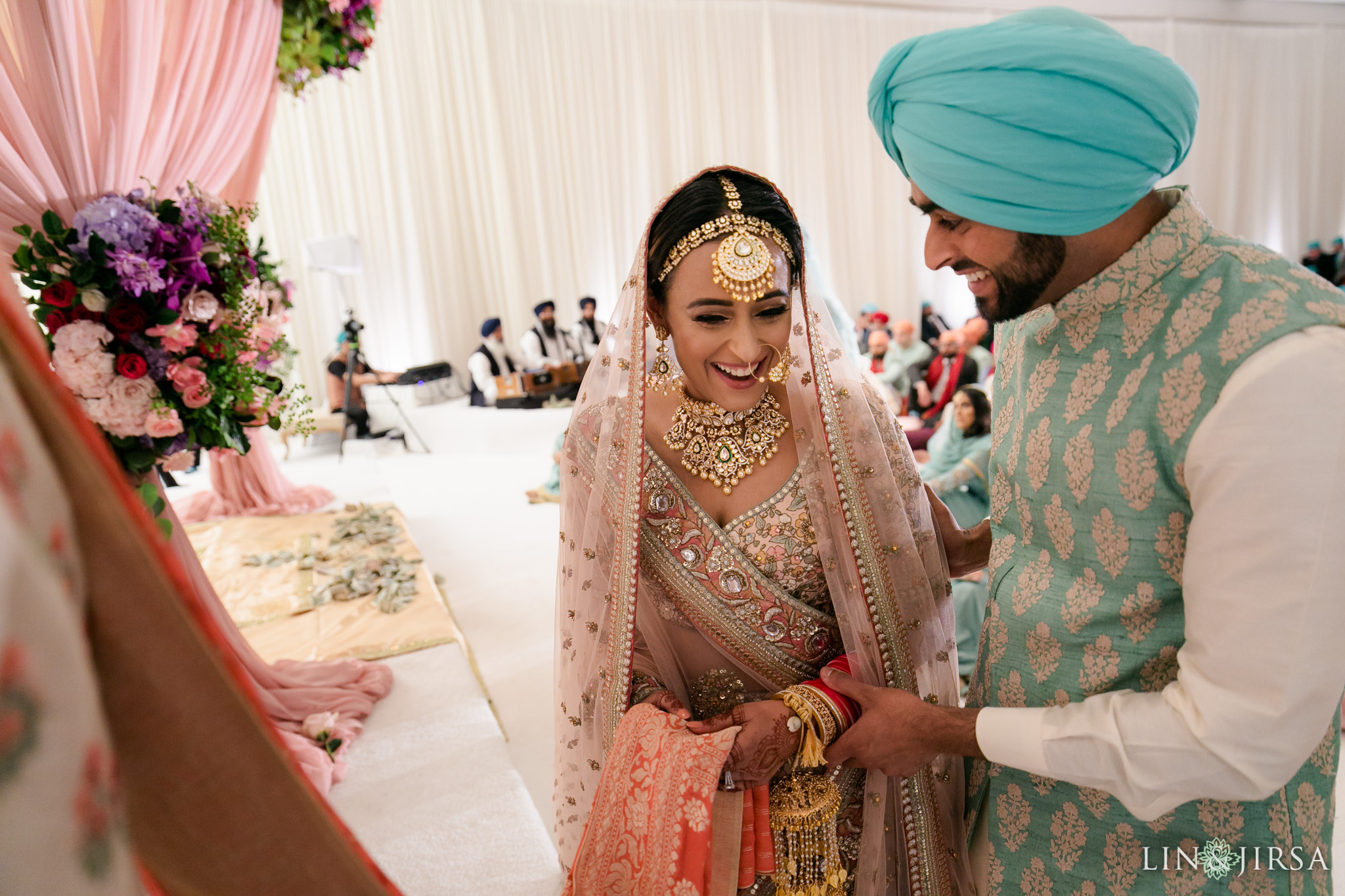 39 Hilton Santa Barbara Beachfront Resort Sikh Wedding Ceremony Photography