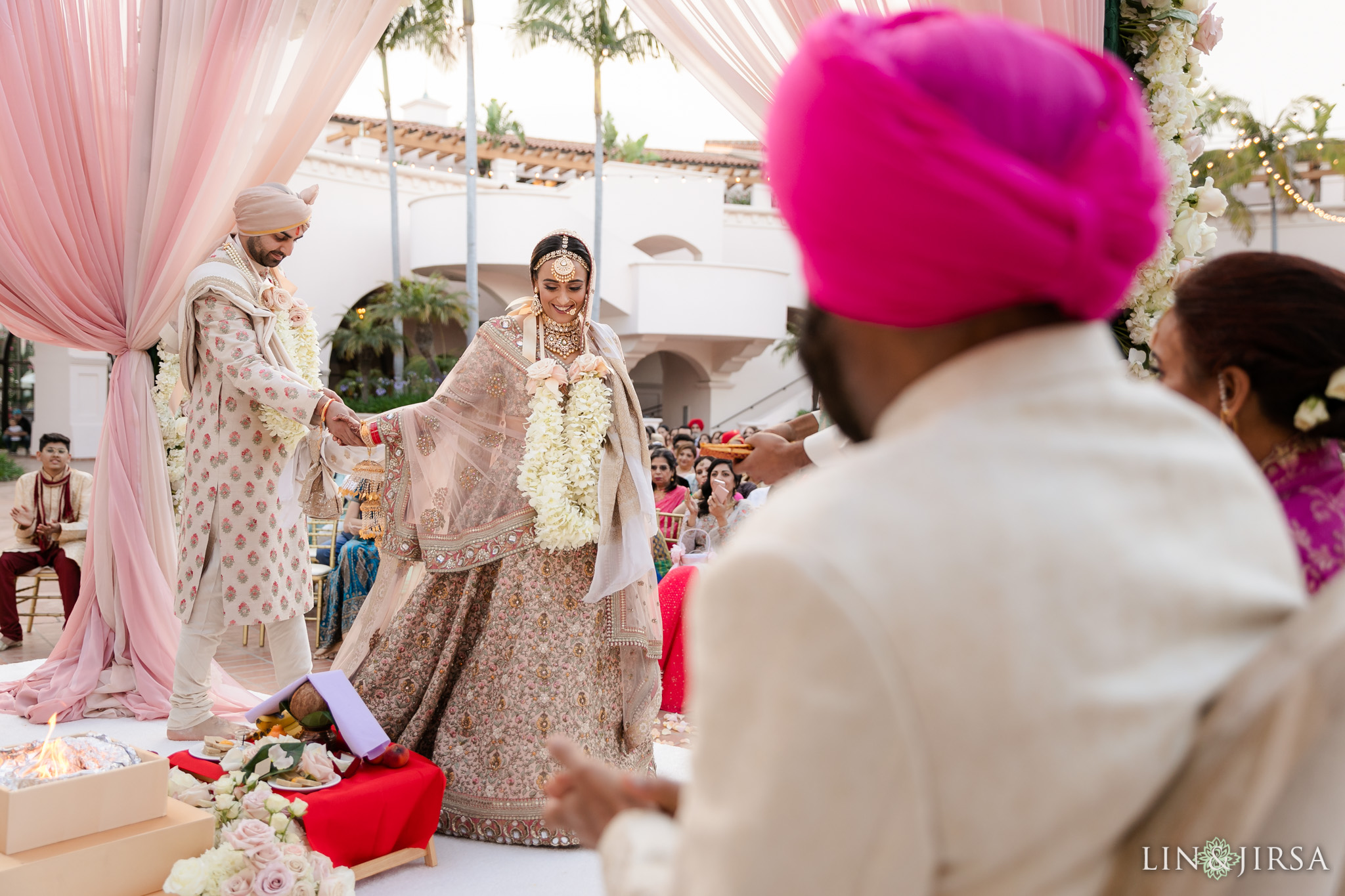 51 Hilton Santa Barbara Beachfront Resort Hindu Wedding Ceremony Photography