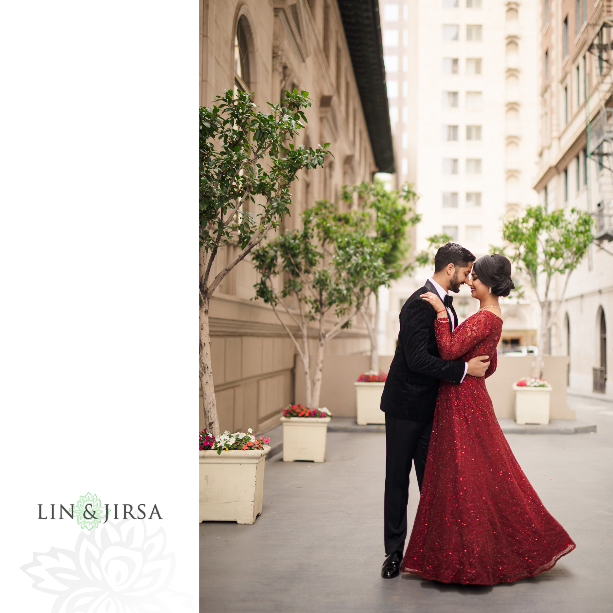 34 Millennium Biltmore Hotel Los Angeles Indian Wedding Reception Photography