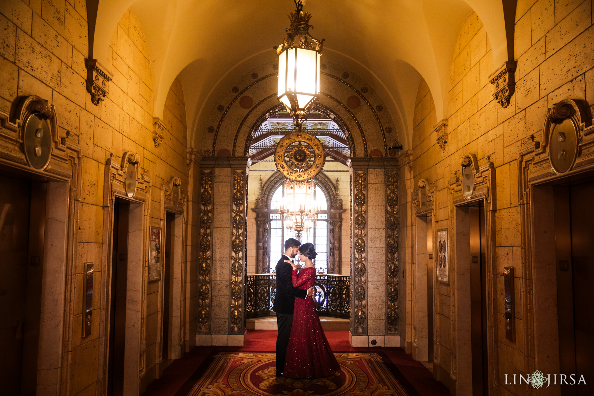 38 Millennium Biltmore Hotel Los Angeles Indian Wedding Reception Photography