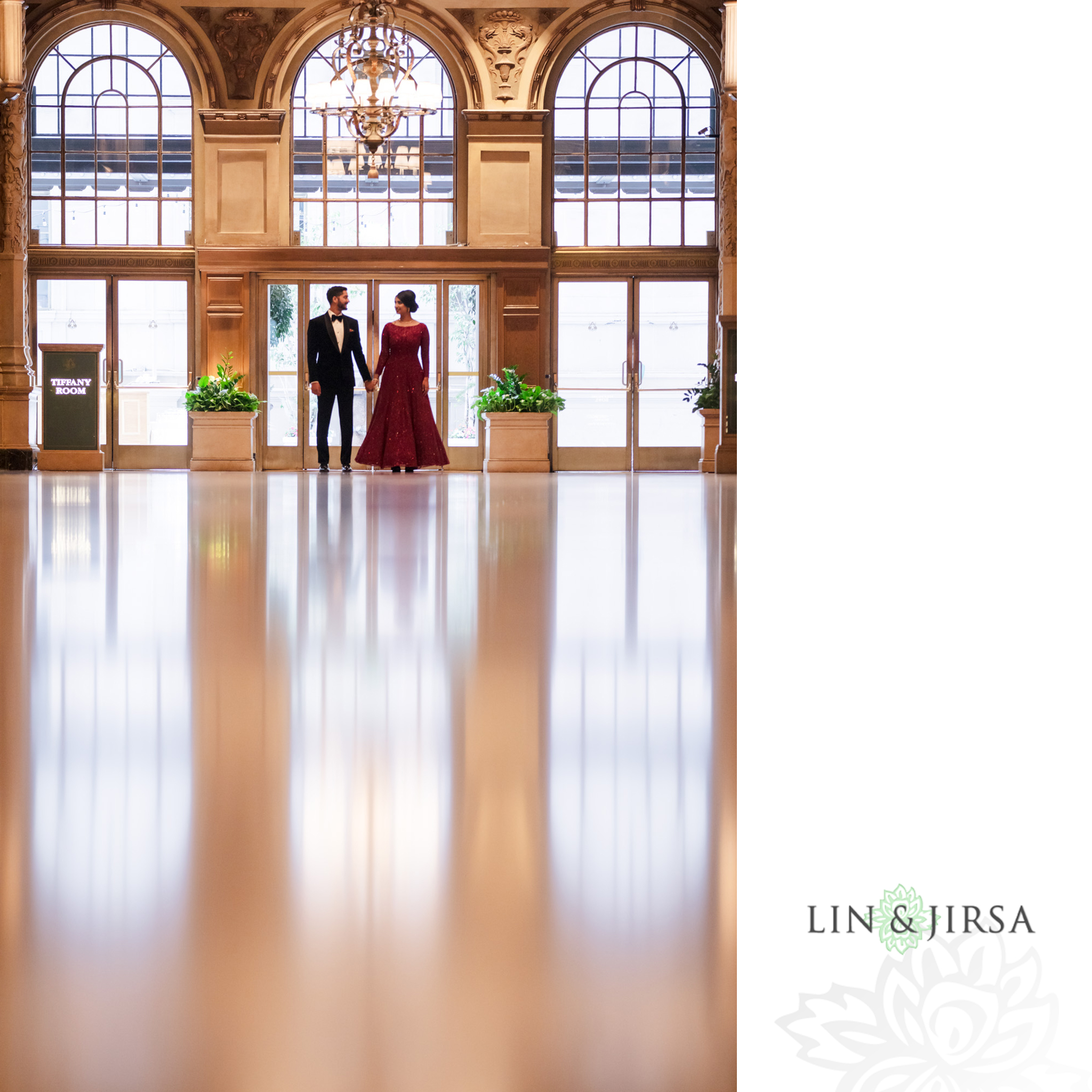 39 Millennium Biltmore Hotel Los Angeles Indian Wedding Reception Photography