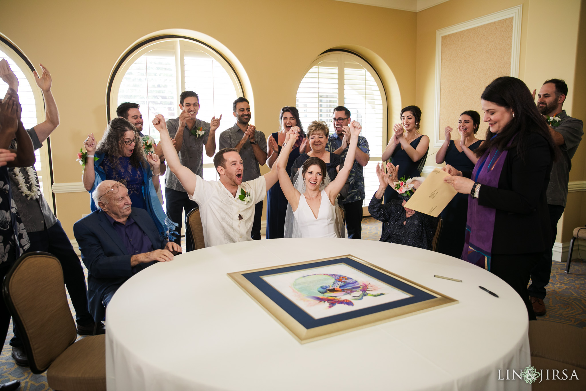 29 Hyatt Regency Huntington Beach Jewish Wedding Ketubah Photography