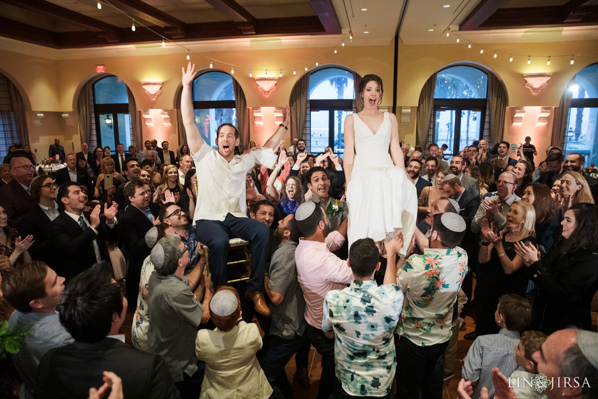 42 Hyatt Regency Huntington Beach Jewish Wedding Reception Photography