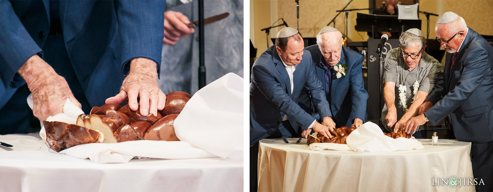 44 Hyatt Regency Huntington Beach Jewish Wedding Reception Challah Bread Photography.jpg
