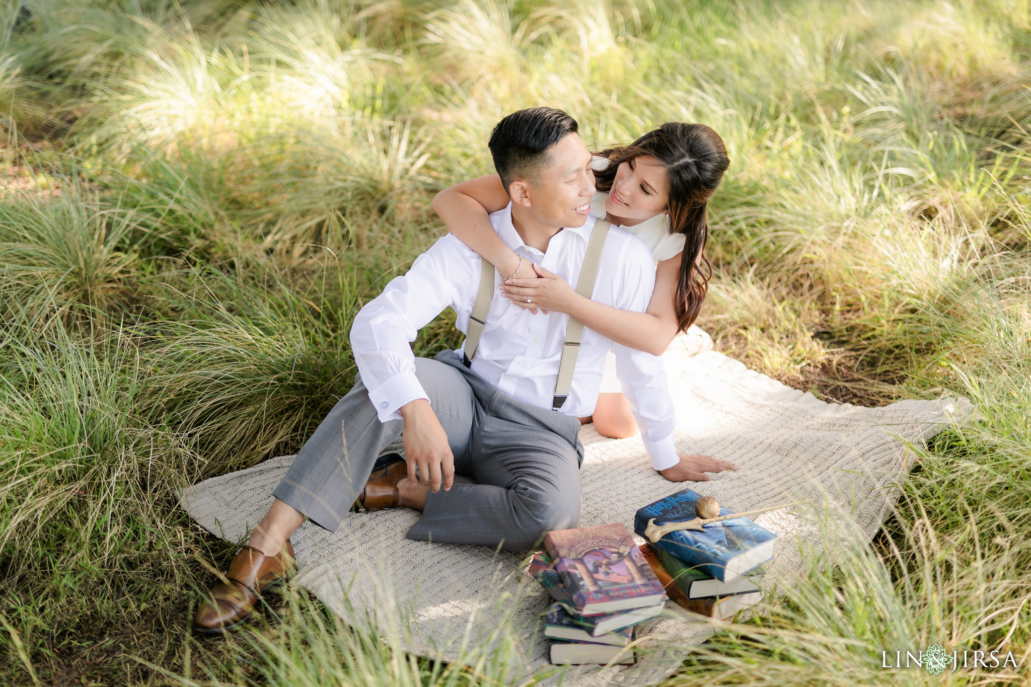 zak Harry Potter Themed Quail Hill Engagement Photography zak Harry Potter Quail Hill Engagement Photographer